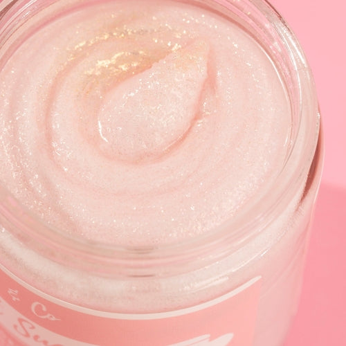 Foaming Body Scrub - Sugared Blackberries + Pink Cotton Candy